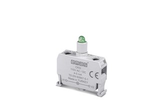 Yedek LED'li 110V DC Yeşil Sinyal Blok Kumanda Kutusu için (C Serisi)